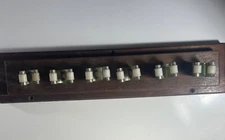 Pool Stick Holder Wall Mount Wood Vintage Unique Top Half