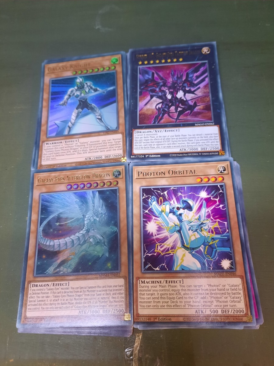 who used the galaxy deck in yugioh Complete Custom for Yu-Gi-Oh! ZEXAL Yugioh Kite Tenjo Galaxy-Eyes Photon