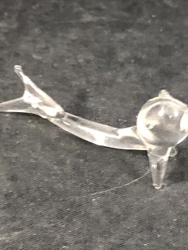 Miniature Glass Fish Figurine Tadpole Mudskipper 1.5" Figure Vintage - Picture 2 of 6