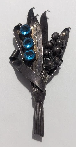 Vintage clearance hobe brooch