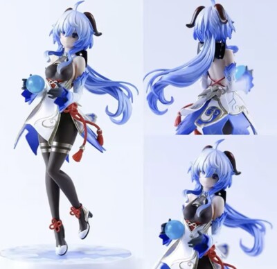 REOZIGN Genshin Impact Figuren, Ganyu Standbeeld 23 cm/9 Inch Anime Personages Figuur Decor Actiefiguur Auto Model Ornament Cadeau