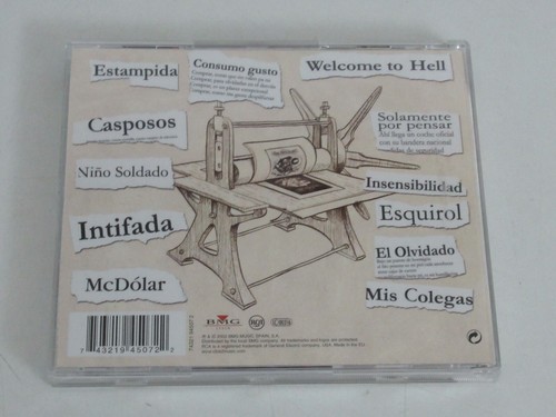 SKA-P/¡¡QUE CORRA LA VOZ!!(RCA 74321 94507 2) CD ALBUM - Picture 3 of 3