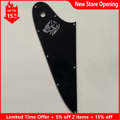 For Gibson Firebird White Logo Style Guitar Pickguard Scratch Plate ​Left Hand