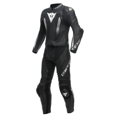 Dainese Laguna Seca 5 2tlg. Lederkombi, black/white, Gr. 54, UVP 1349,95 