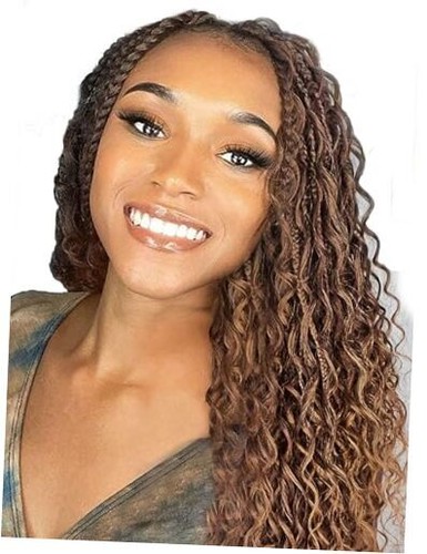 Brown and Blonde Goddess Bohemian Crochet Box 14 Inch (pack of 7) M33/30/27