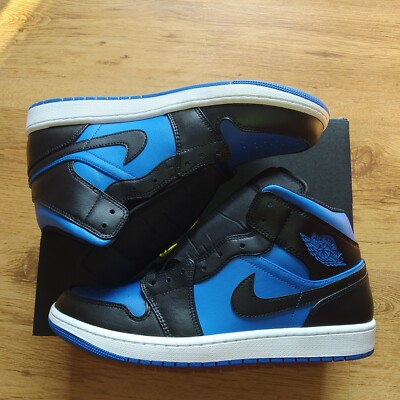 AIR JORDAN 1 MID WHITE/BLACK-BRIGHT CONCORD DQ8426-042