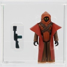 Star Wars 1977 Vintage Kenner/Toltoys Vinyl Cape Jawa (HK) Loose Figure AFA 75