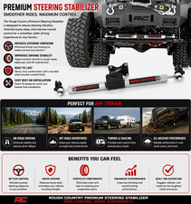 Country N3 Dual Steering Stabilizer For 07-18 Jeep Wrangler Jk - 8734930