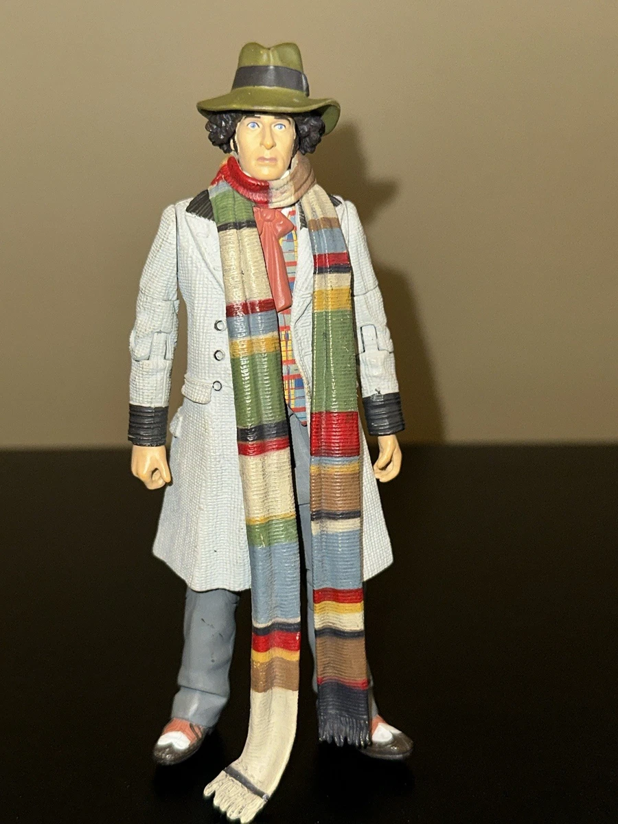 Figurine Doctor Who - 4ème Docteur (Tom Baker) Par Dapol - 1987 - Sous Blister Arc-en-ciel - Mint