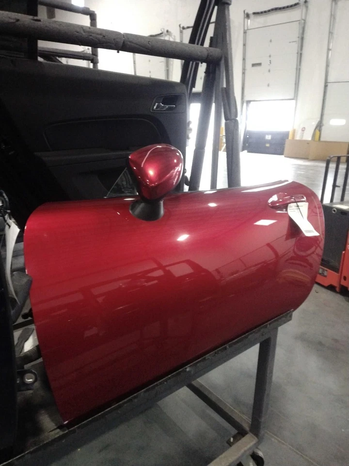 2020 Mazda MX-5 Miata Left Door Red, Good Condition, 39K Miles, OEM Part - Image 2 of 4