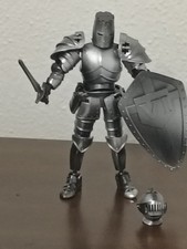 Medieval Knight Soldier Sword Full- Moveable Assambled Already 6" Action Figure