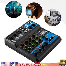 5-Channel Mixer with Bluetooth, USB, and Reve...