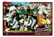 1991 Topps Bobby Wilson #189 Rookie Washington Redskins