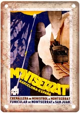 Vintage Montserrat Travel Poster Retro Look Sign T1025