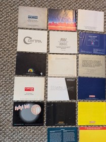 Lote 28 Nintendo NES Manual de instrucciones Folleto Contra Mario Battletoads WURM