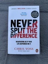 Never Split the Difference(Paperback)-ByChris Voss  Free Shipping New Other