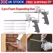 2Pcs Professional Heavy Duty Non Stick PU Expanding Foam Gun Grade Applicator UK