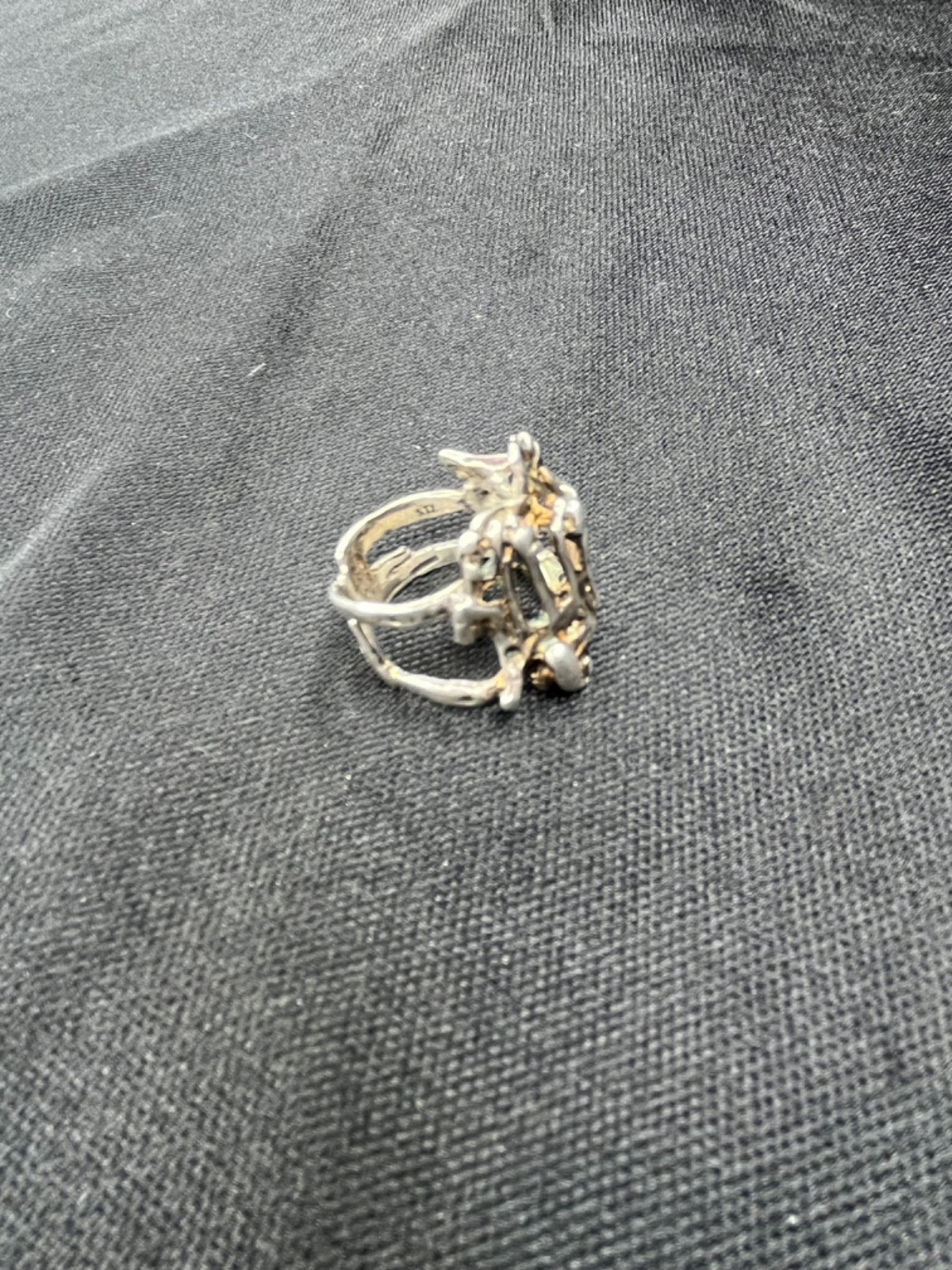 sterling bone ring - image 2