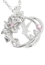 Disney Flower and Tinker Bell 1 Silver 925 Necklace