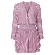 RAILS $298 Red Striped Jasmine Dress Size Large EUC