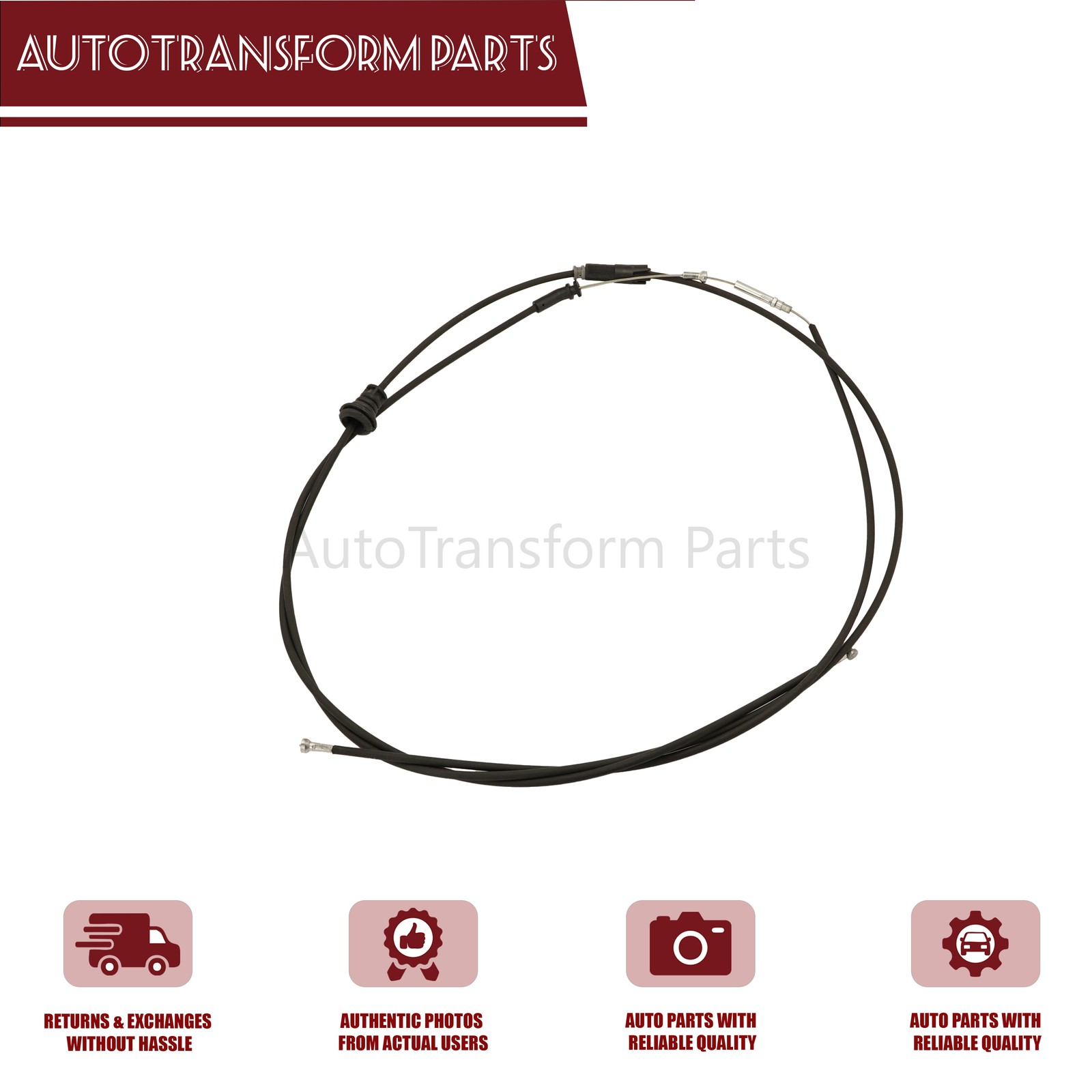 NEW Front Hood Unlock Cable Fit Bentley Continental GT GTC Flying Spur 3W0823531