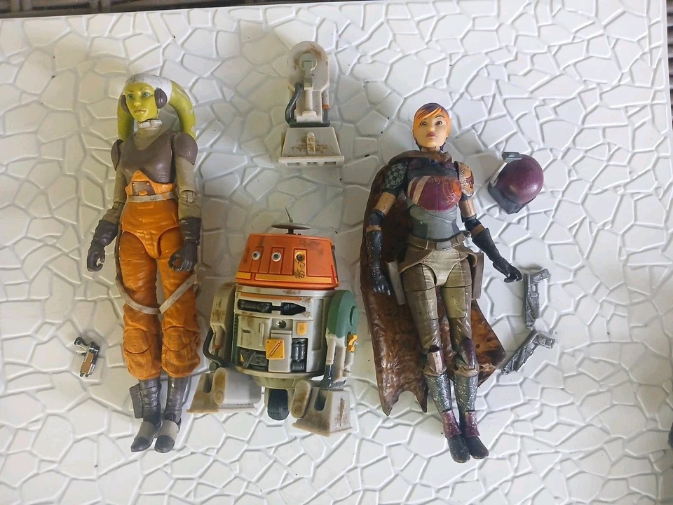 Lote de 3 figuras sueltas Star Wars Black Series REBELS Foto 3 de 4