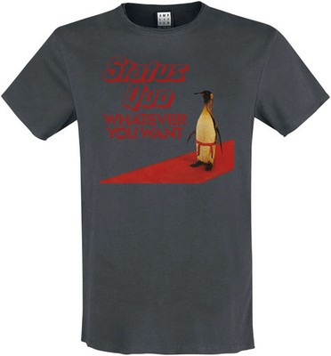 Status Quo T-Shirt Herren Amplified Collection - Whatever Penguin charcoal