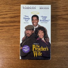 The Preachers Wife VHS Denzel Washington Whitney Houston 10038 Touchstone Movie