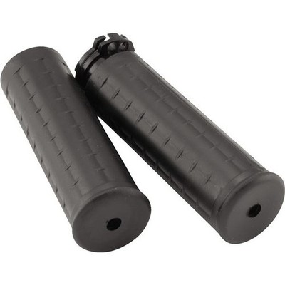 Avon Grips - WAF-87 - Old School Grip, H-D with Throttle Slide - Waffle