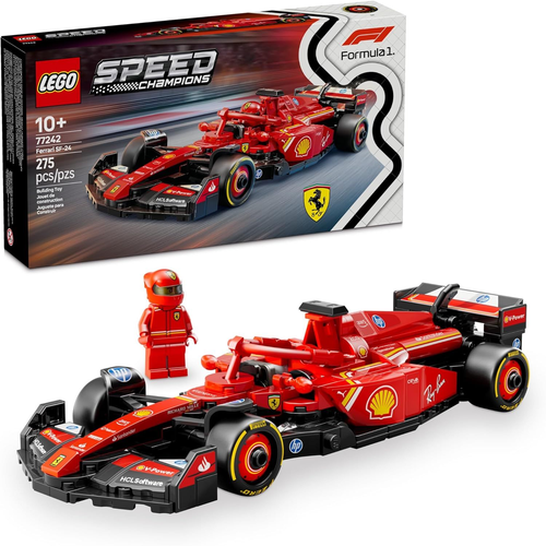 LEGO Speed Champions Ferrari SF-24 F1 Race Car Building Set for Kids and Adults
