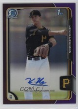 2015 Bowman Draft Chrome Pick Purple Refractor 42/250 Kevin Newman Auto hg6