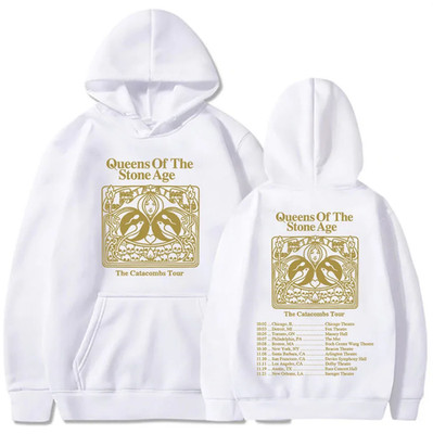The Catacombs Tour 2025 Hoodies QUEENS OF THE STONE AGE QOTSA Band Hoodie S-5XL