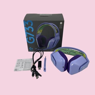 Logitech G733 Lilac Wireless Gaming Headset w/ Lightspeed RGB