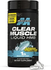 Muscletech Clear Muscle HMB 1000mg 42 Softgels Lean Muscle Gain