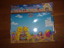 Lisa Frank Hanging dry erase board w/ marker Golden Retrievers NEW sealed