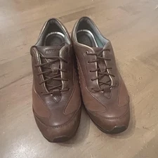 Ariat Shoes Womens Size 6.5 Brown Bronze Leather Lace Up Casual Walking 21205