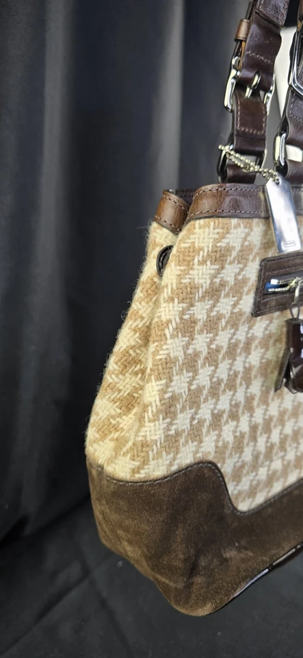 Bolso Coach Vintage Hamptons Pata de Gallo #8E88 Foto 3 de 4