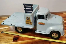 Vintage 1957 Tonka Farms Stake Truck-baby blue -approximately 14"*6"*6"