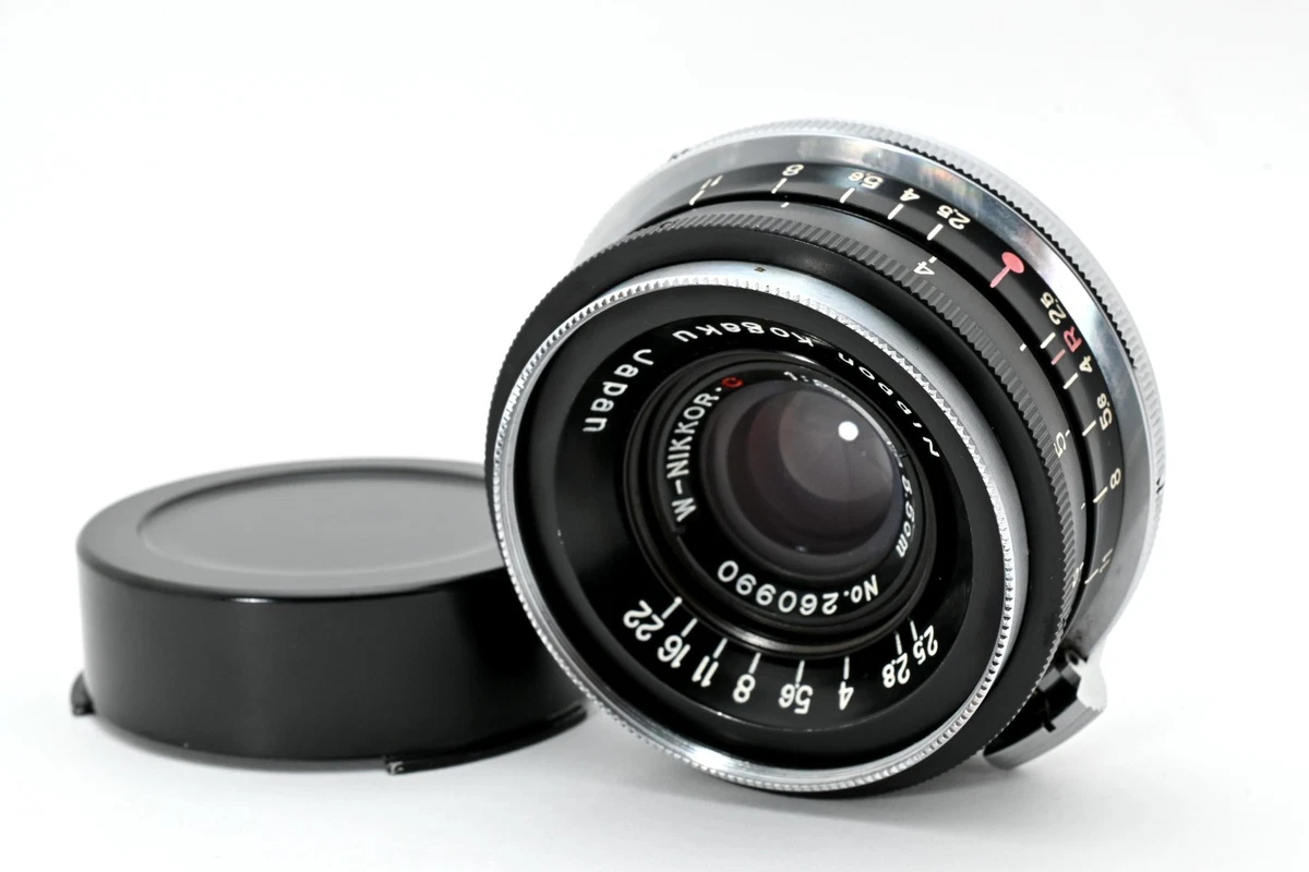 Nikon NIKKOR W Camera Lenses 35mm Focal f/2.5 Maximum Aperture for