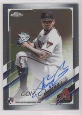 2021 Topps Chrome Rookie Auto Humberto Mejia #RA-HM Auto 09b6