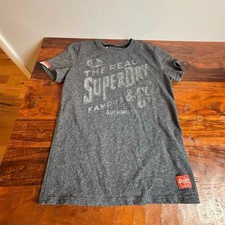 Superdry Men's Vintage Graphic T-Shirt Black Grit Size M