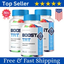 (3 Pack) Boost TRT Male Gummies Advanced Boost TRT Vitamin Supplement 60 Gummies