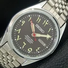 AUTOMATIC VINTAGE REFURBISHED SEIKO 6309A JAPAN MENS BROWN DIAL WATCH a442718-1
