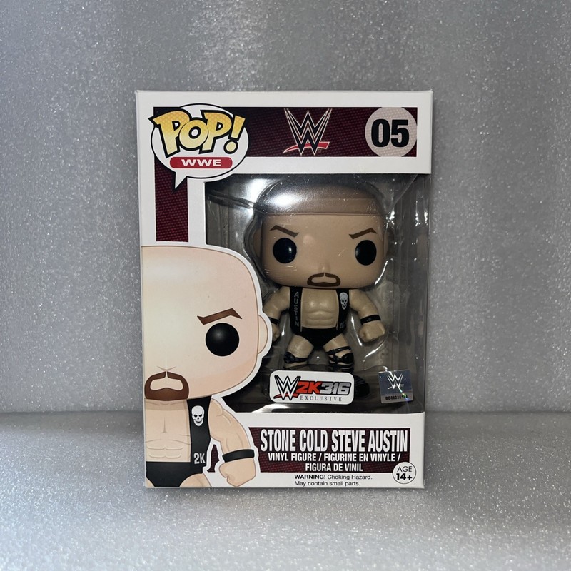 Funko Pop! WWE Stone Cold Steve Austin #05 2K316 Exclusive With Protector