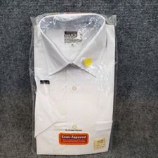 Vintage Montgomery Ward Men's Dress Shirt 15 SS 1970's NOS
