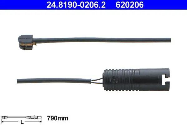 Sensore usura pastiglie Freno a disco 24.8190-0206.2 ATE per BMW 3 3 Coupé - Immagine 3