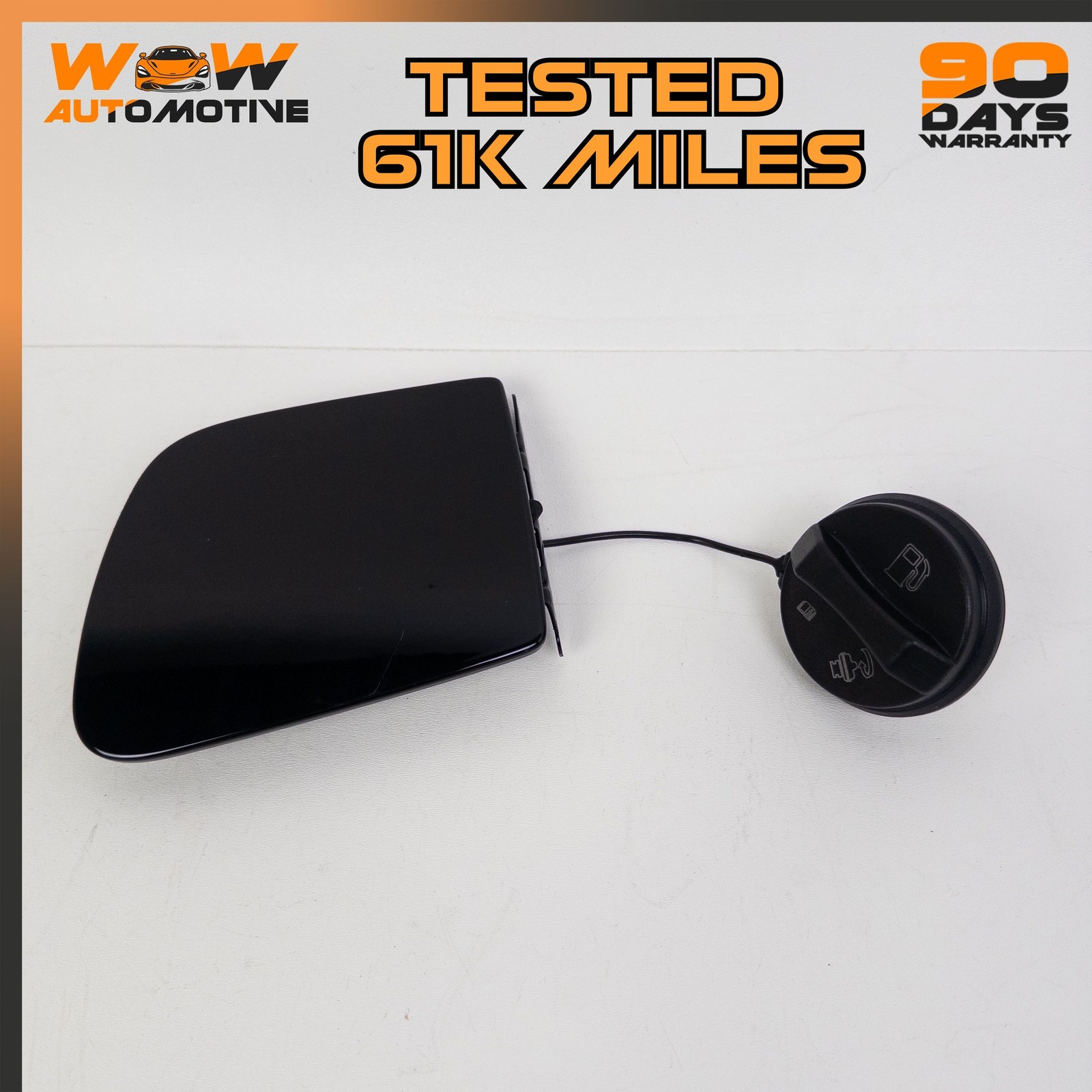 05-13 CHEVROLET CORVETTE C6 FUEL DOOR LID GAS TANK COVER BLACK 20978682 OEM
