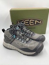 KEEN NXIS EVO Mid Waterproof Hiking Boots Women's Magnet/Ipenema Size US 6 NEW