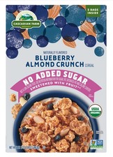 Cereal crujiente de almendra arándano orgánico Cascadian Farm, 2 bolsas, 34 oz en total