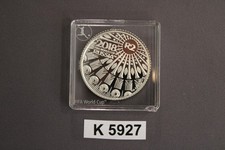 S&uuml;dafrika 2 Rand Silberunze Vuvuzela FIFA Fu&szlig;ball WM 2018 Silber PP (K5927)